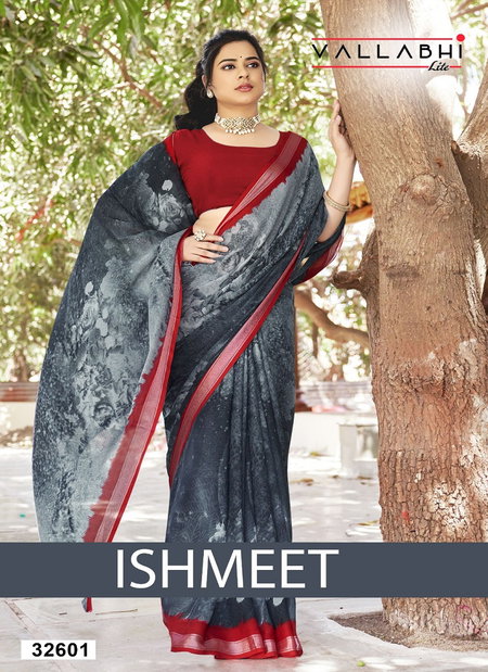 Ishmeet By Vallabhi Georgette Printed Daily Wear Saree Wholesalers In Surat
